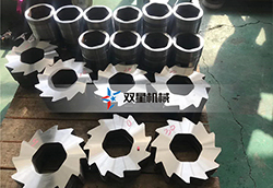 Metal shredder alloy blade