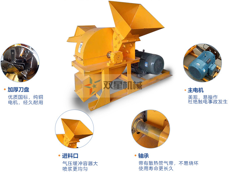木材粉碎機結(jié)構(gòu)特點