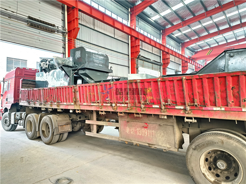 1300 Metal Crusher Scrap Aluminum Crusher Sent to Hebei